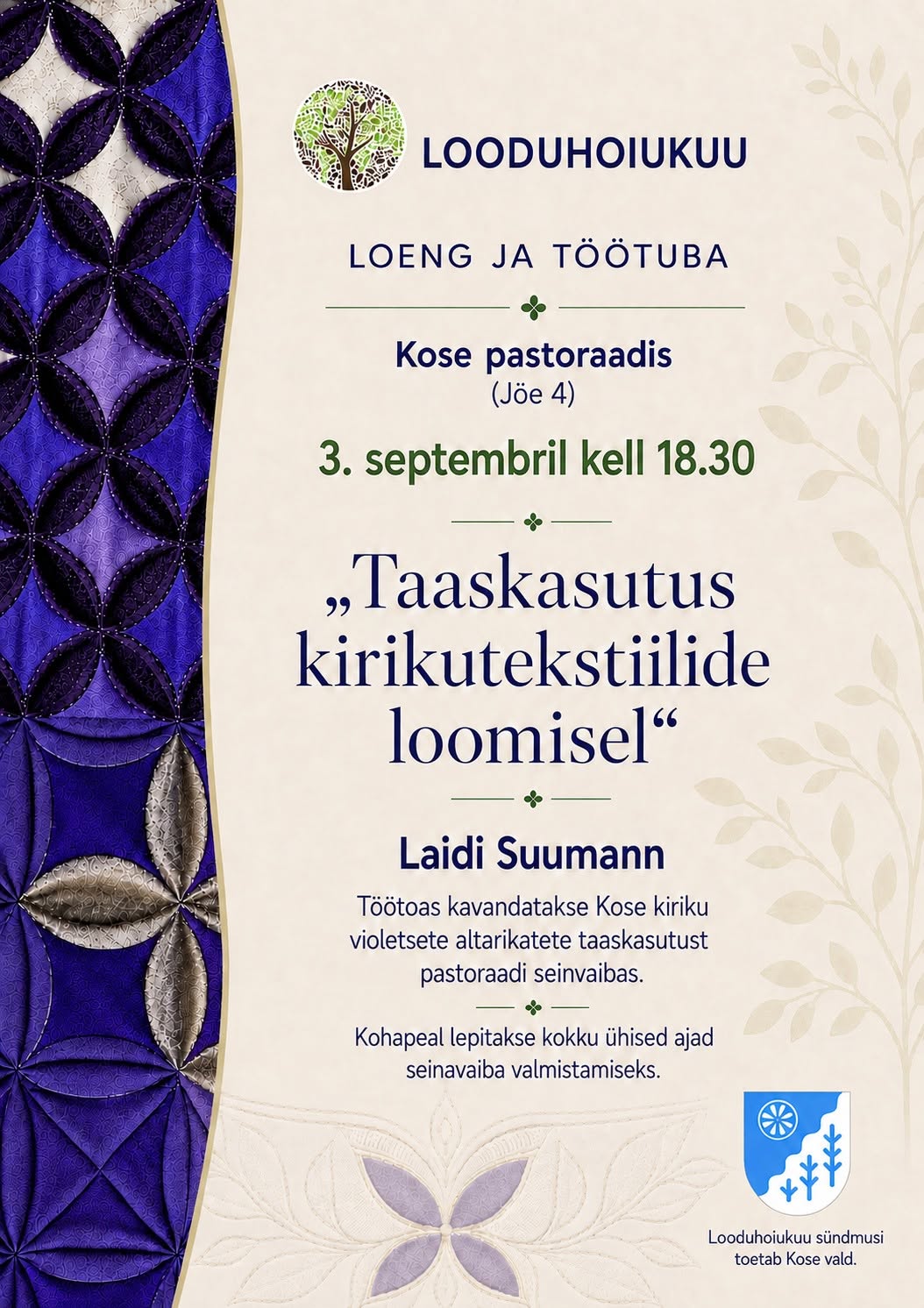 Looduhoiukuu 2026 „Elav vesi“ raames toimub üle Eesti mitmeid erinevaid ettevõtmisi – palverännakuid, arutelusid, talguid, õppepäevi, näitusi ja muid sündmusi. 